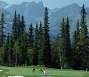 Golfing in the Canadian Rockies 